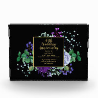 45th Wedding Anniversary Gift Sapphire Blue Flower