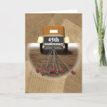 45th Wedding Anniversary Gifts Card