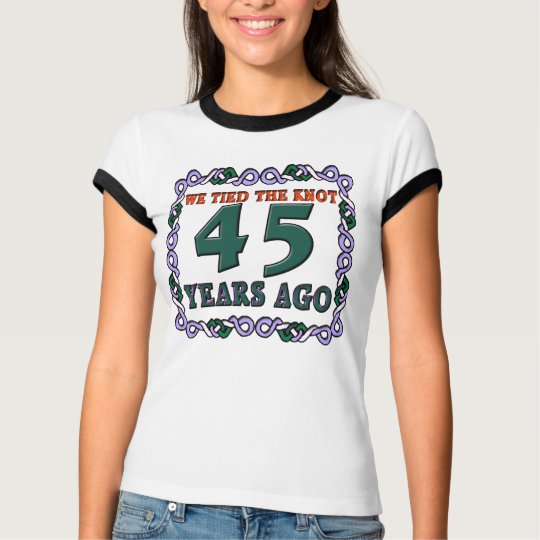 45th Wedding Anniversary Gifts T-Shirt