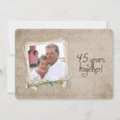 45th Wedding Anniversary Vow Renewal Invitation (Front)