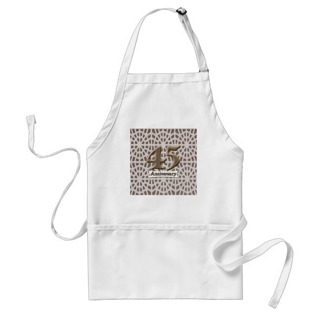 45thanniversary3 adult apron (Front)