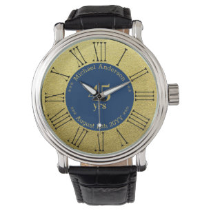 45yrs Retirement or Anniversary Personalized Watch