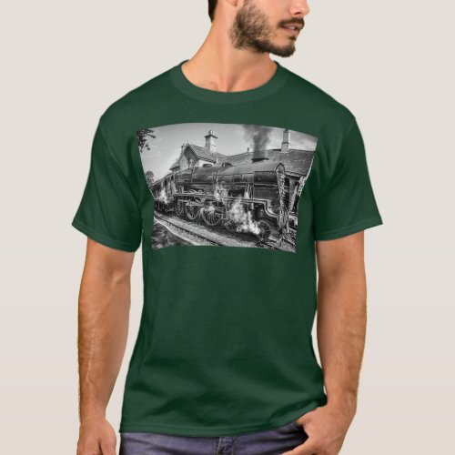 46100 LMS Royal Scot Black and White 1 T_Shirt