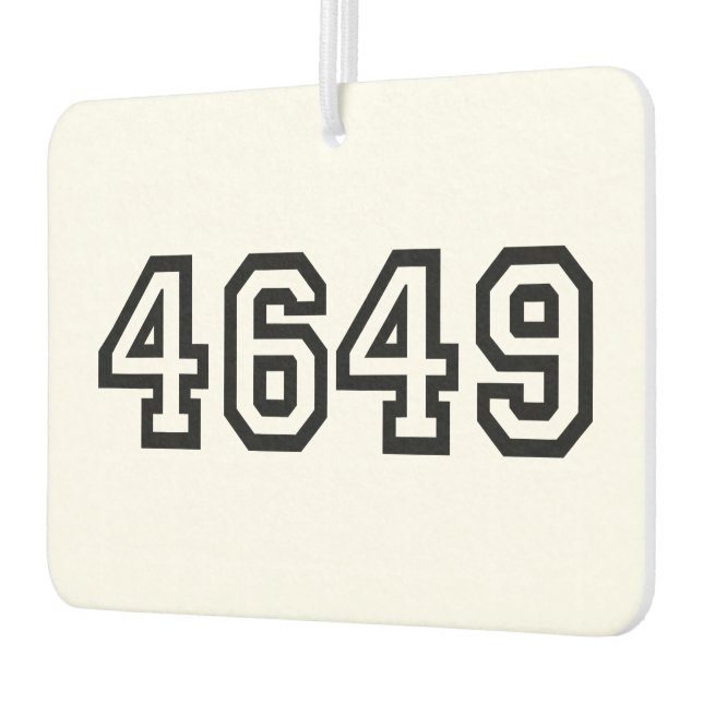 4649 Japanese Slang Yoroshiku Air Freshener (Left)