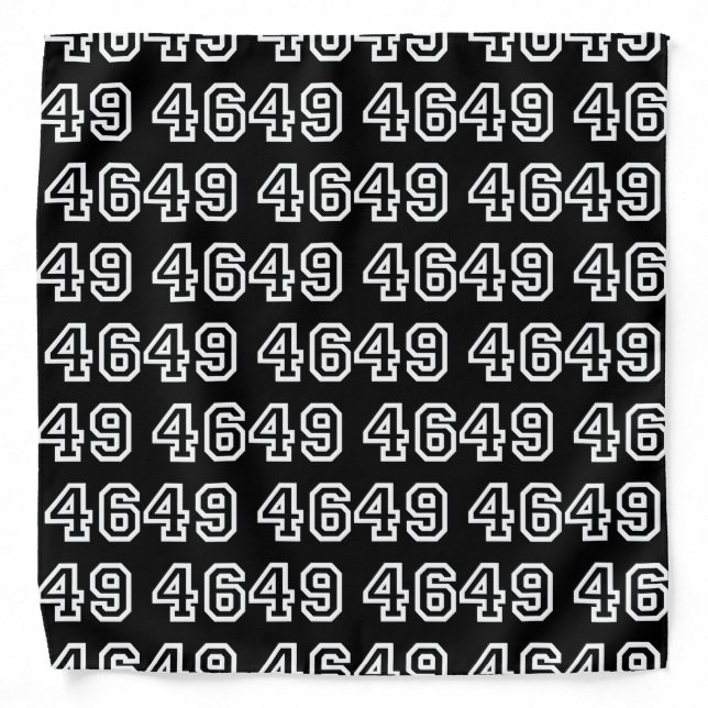 4649 Japanese Slang Yoroshiku Bandana (Front)