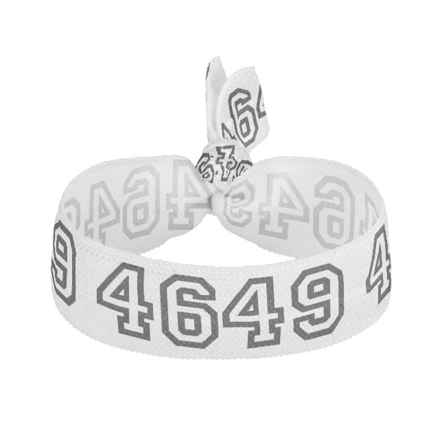 4649 Japanese Slang Yoroshiku Elastic Hair Tie (Front)