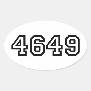 4649 Japanese Slang Yoroshiku Oval Sticker