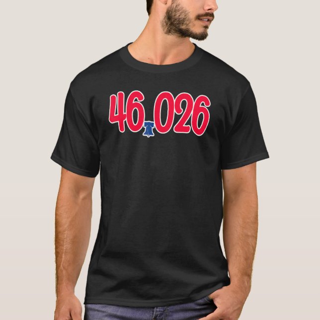 46 026 Philly Philadelphia Baseball fan Men Women  T-Shirt (Front)