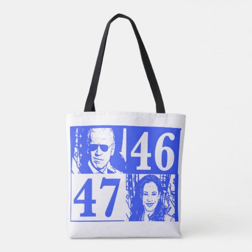 46 47 BIden Harris Tote Bag