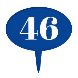 "46" Biden President, Biden Harris 2020, Election Cake Topper