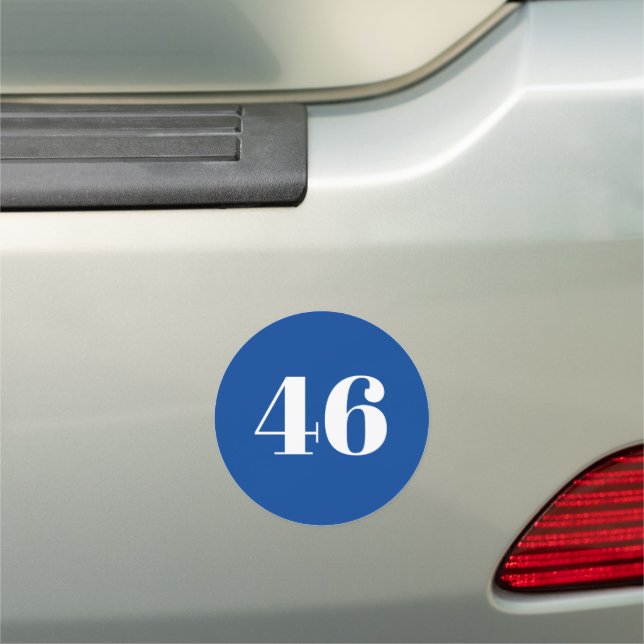 "46" Biden President, Biden Harris 2020, Election Car Magnet (In Situ)