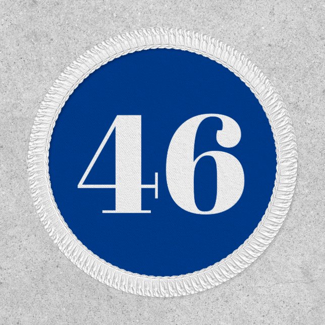 "46" Biden President, Biden Harris 2020, Election Patch (Front)