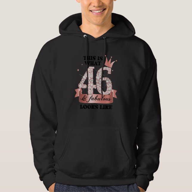 46 & Fabulous I Rose And White Party Group Candid  Hoodie (Front)