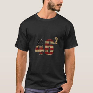46 Squared Biden 2020 Second Term USA Vintage T-Shirt