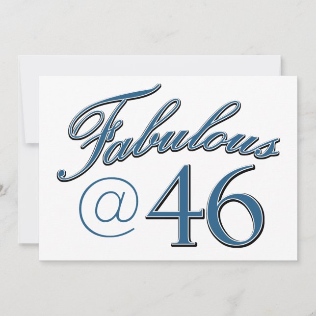 46  year old birthday designs (Front)