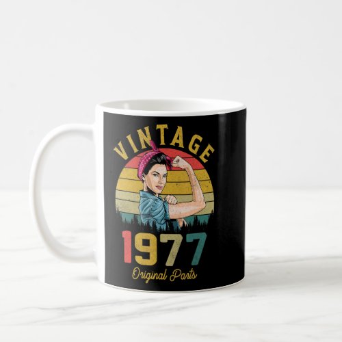 46 Year Old  Vintage 1977 46th Birthday For Women  Coffee Mug