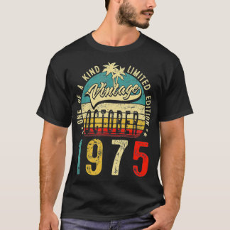 46 Years Old October 1975 Decorations 46th Birthda T-Shirt