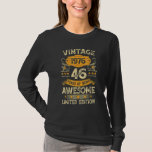 46 Years Old  Vintage 1976  46th Birthday 1 T-Shirt