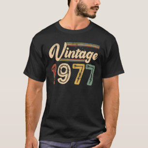 46 Years Old Vintage Best Of 1977 46th Birthday T-Shirt