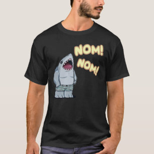 King Shark - Num Num Num - T-Shirt Black