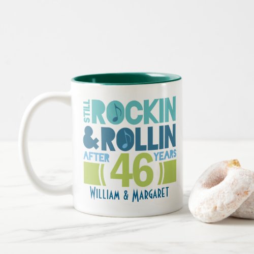 46th Anniversary Personalized Mug Gift