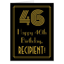46th Birthday Nerdy Geeky Style 46 And Name Card Zazzle Com