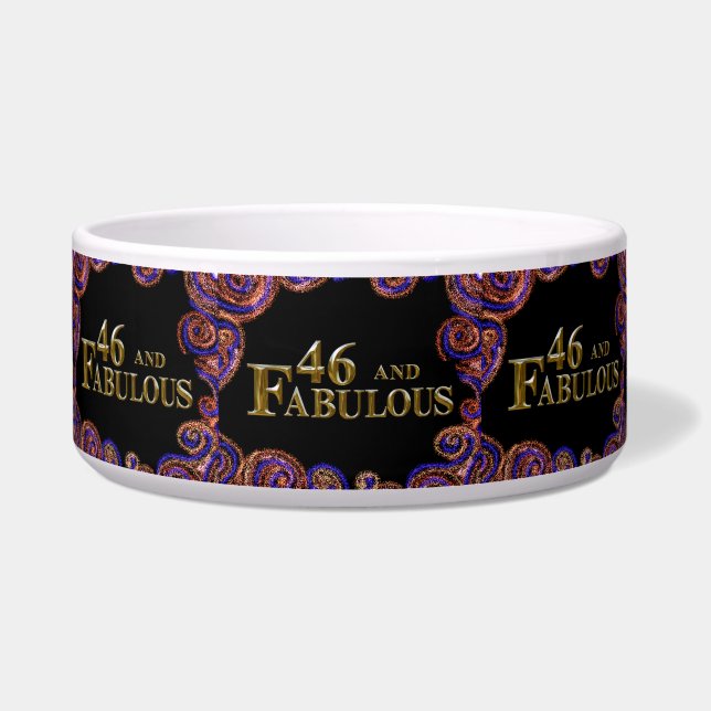 46th Birthday  Bowl (Front)