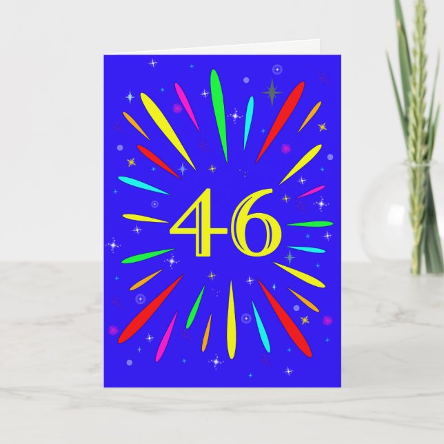 46th Birthday Explosion Card (Front)