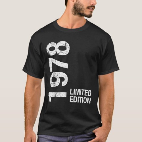 46th Birthday Gifts Men Women 46 Years Old Vintage T_Shirt