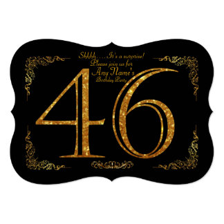 46th Birthday Invitations Announcements Zazzle 46th Birthday Invitations Announcements Zazzle
