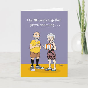 46 Year Anniversary Gifts On Zazzle 46th Wedding Anniversary Card Love