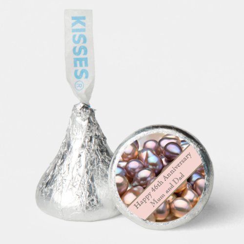 46th Wedding Anniversary Chocolate Covered Oreo Hersheys Kisses
