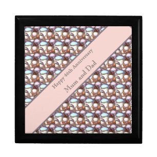 46th Wedding Anniversary editable Gift Box