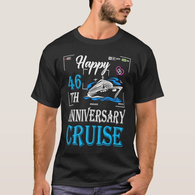 46th Wedding Anniversary  Happy 46th Anniversary C T-Shirt (Front)