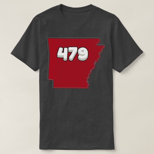 479 ARKANSAS AREA CODES WPS T-Shirt (Design Front)