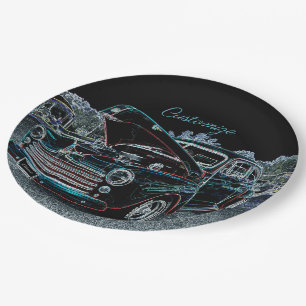 '47 Classic Automobile Paper Plates