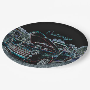 '47 Classic Automobile Paper Plates