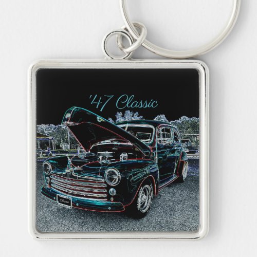 47 Classic Automobile Premium Key Chain