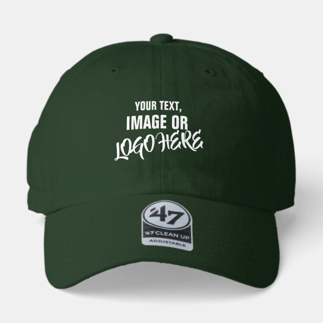 47 Clean Up Hat - Golf Green Dad Cap (Front)