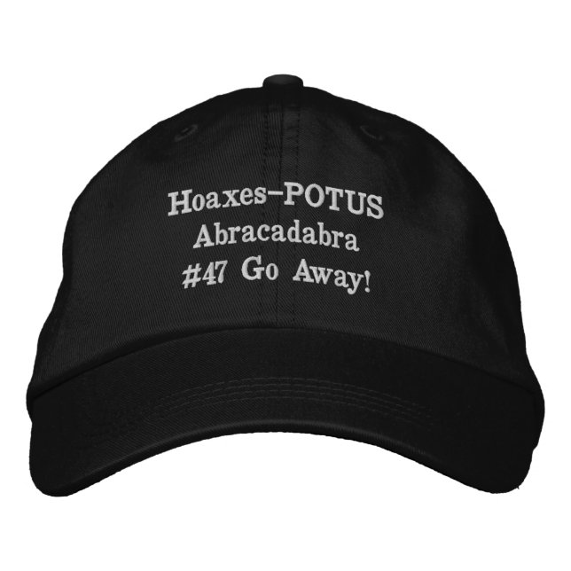 #47 Political Embroidered Baseball Cap (Front)