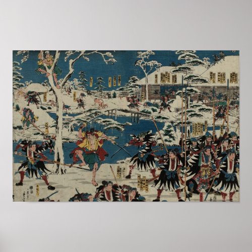 47 RONIN Utagawa Hiroshige II Poster