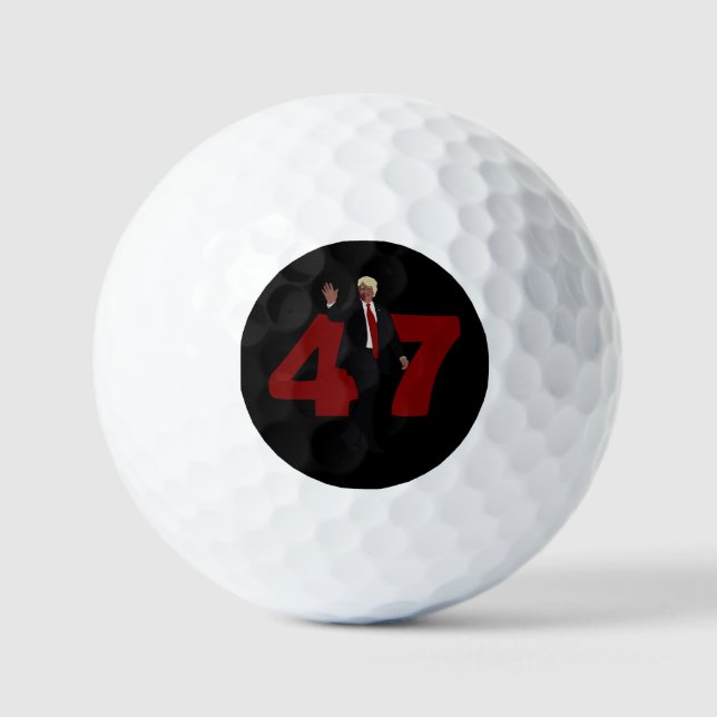 47 TRUMP 2024 GOLF BALLS (Front)