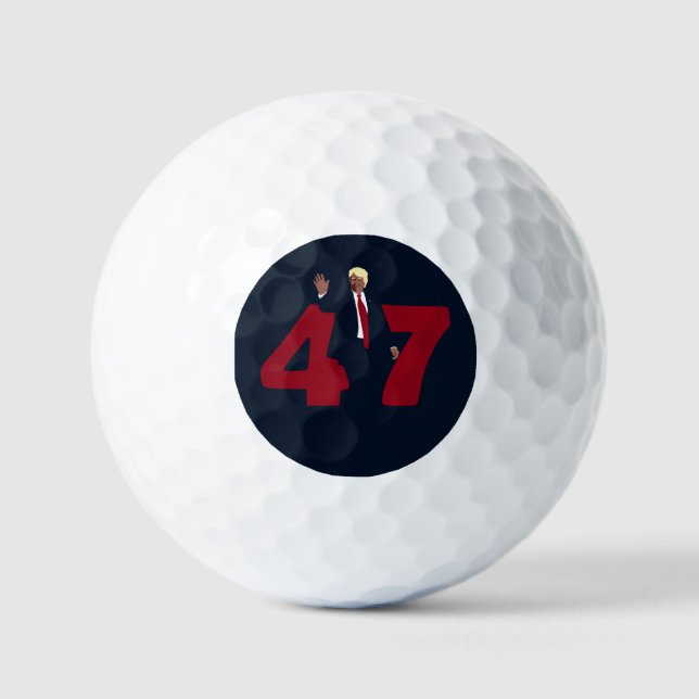 47 TRUMP 2024 GOLF BALLS (Front)