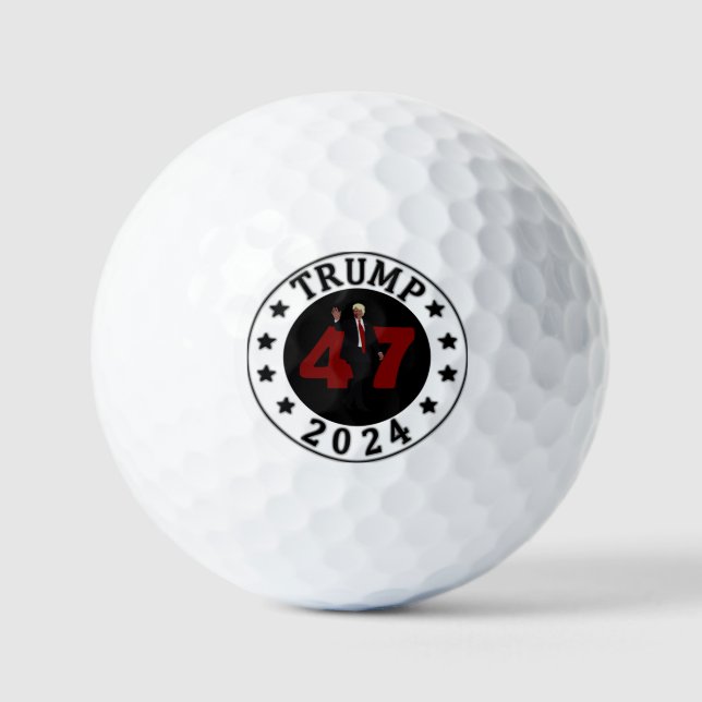 47 TRUMP 2024 GOLF BALLS (Front)