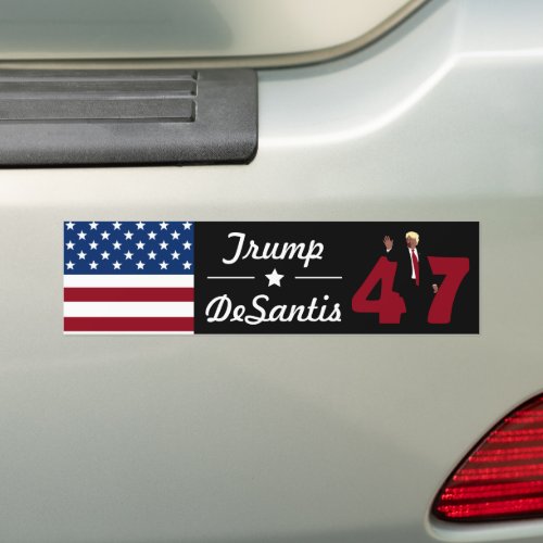 47 Trump Desantis 2024 Bumper Sticker