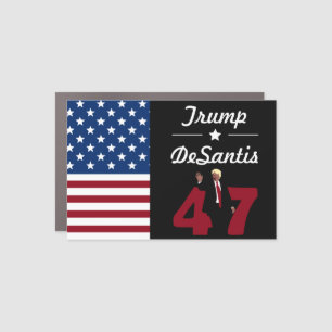 47 Trump Desantis 2024 Car Magnet