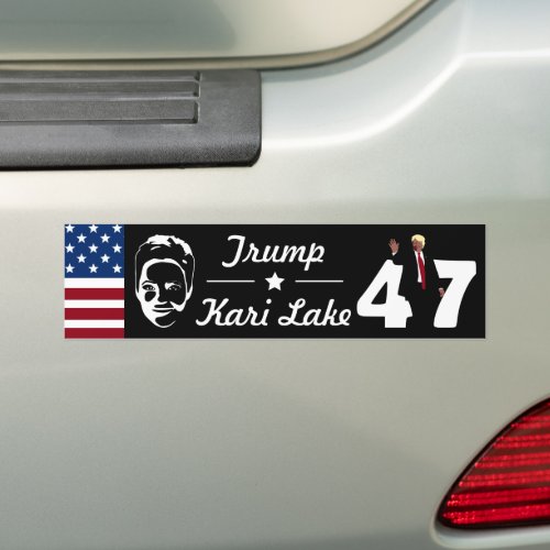 47 Trump Kari Lake 2024 Bumper Sticker
