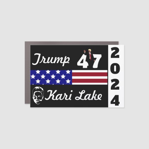 47 Trump Kari Lake 2024 Car Magnet