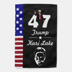 47 Trump Kari Lake 2024 Garden Flag