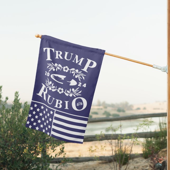 47 Trump Rubio 2024 House Flag (Insitu (Back))